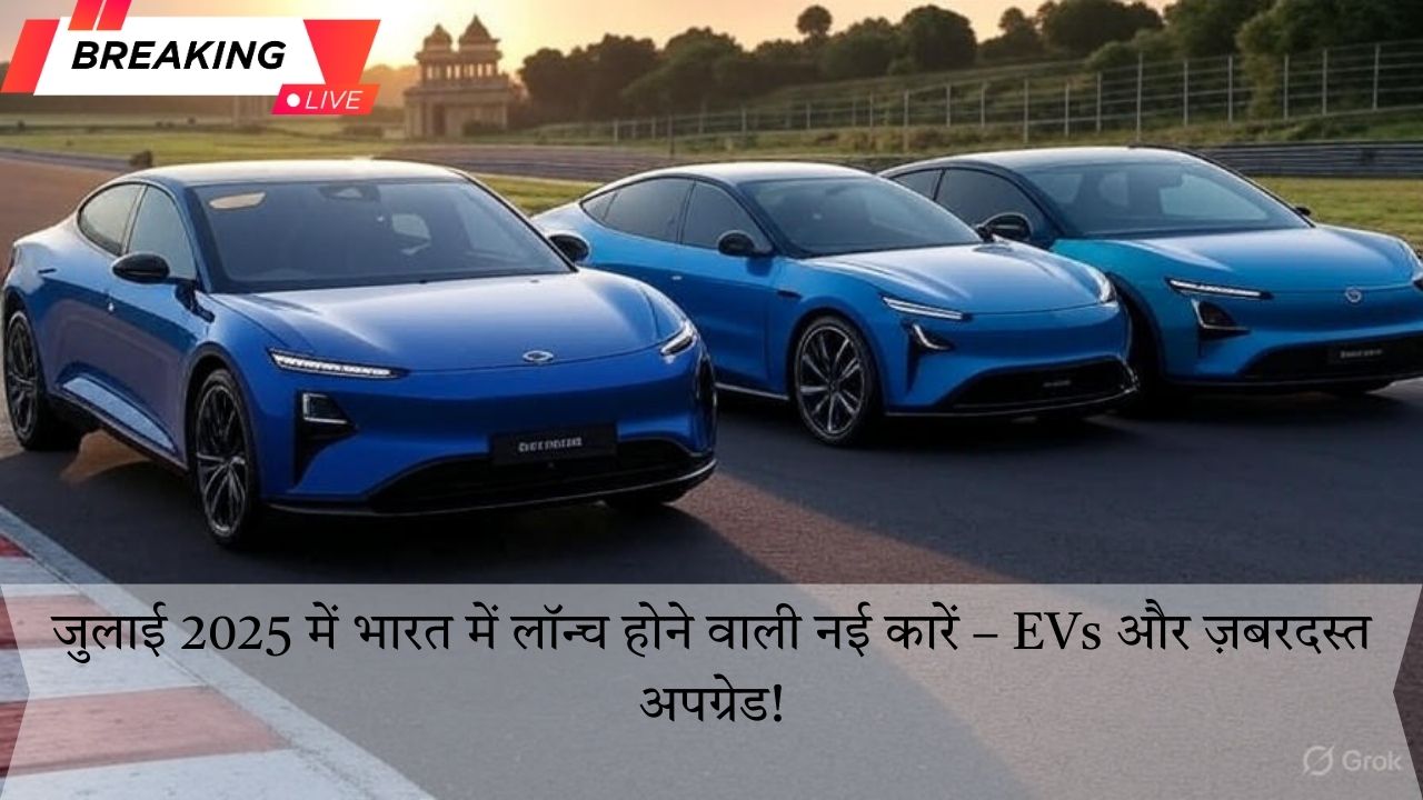 जुलाई 2025 इलेक्ट्रिक कार लॉन्च